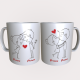 Mug "Kiss and Love"