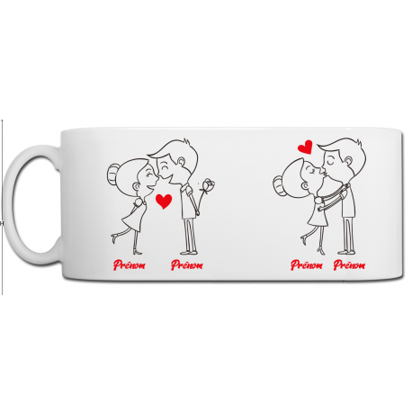 Mug "Kiss and Love"
