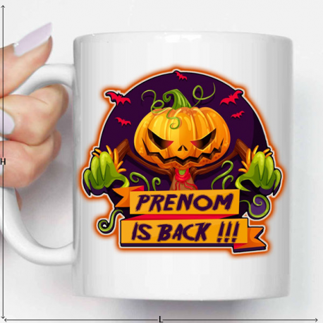 Mug Halloween Personnalisable