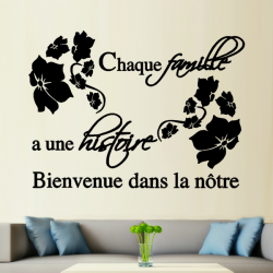 Sticker "Chaque Famille ... "