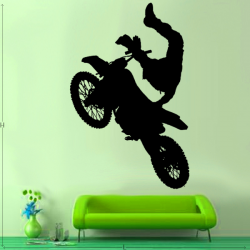 Moto Cross Figure Acrobatie