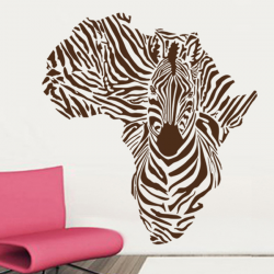 Sticker "Afrique Camouflage Zèbre"