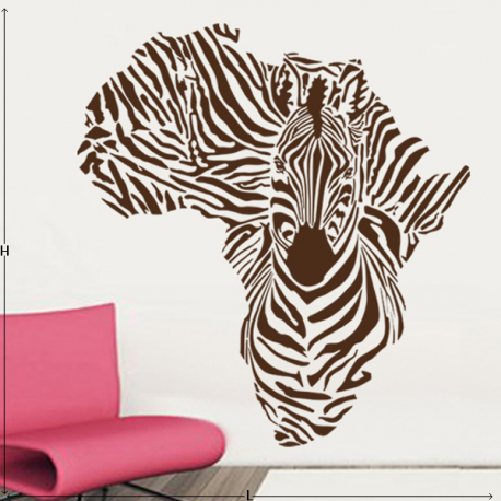 Sticker "Afrique Camouflage Zèbre"