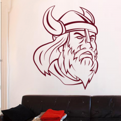 Sticker "Tête de Viking"